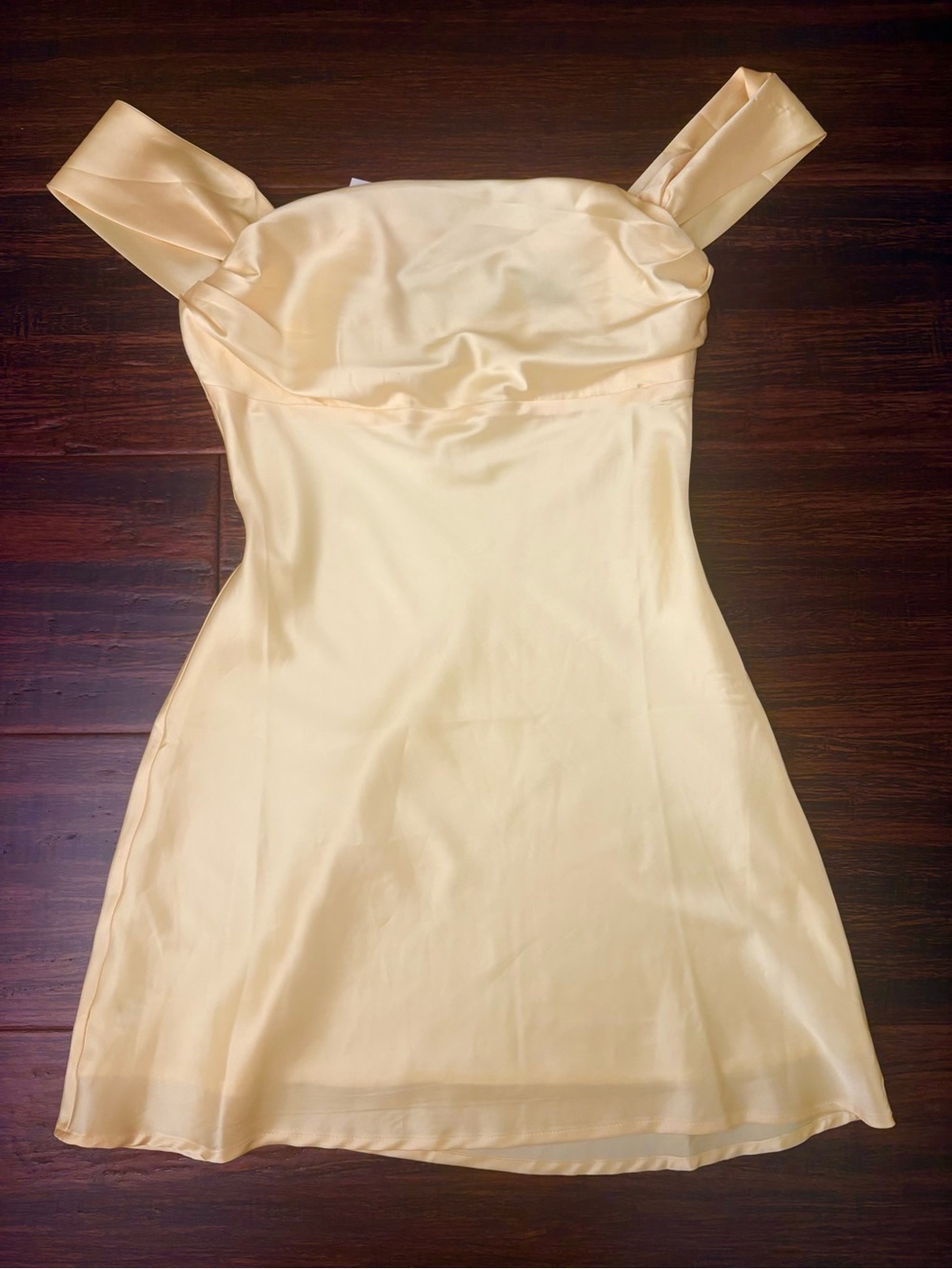 BRAND NEW* Beginning Boutique Fleur Yellow Satin Dress